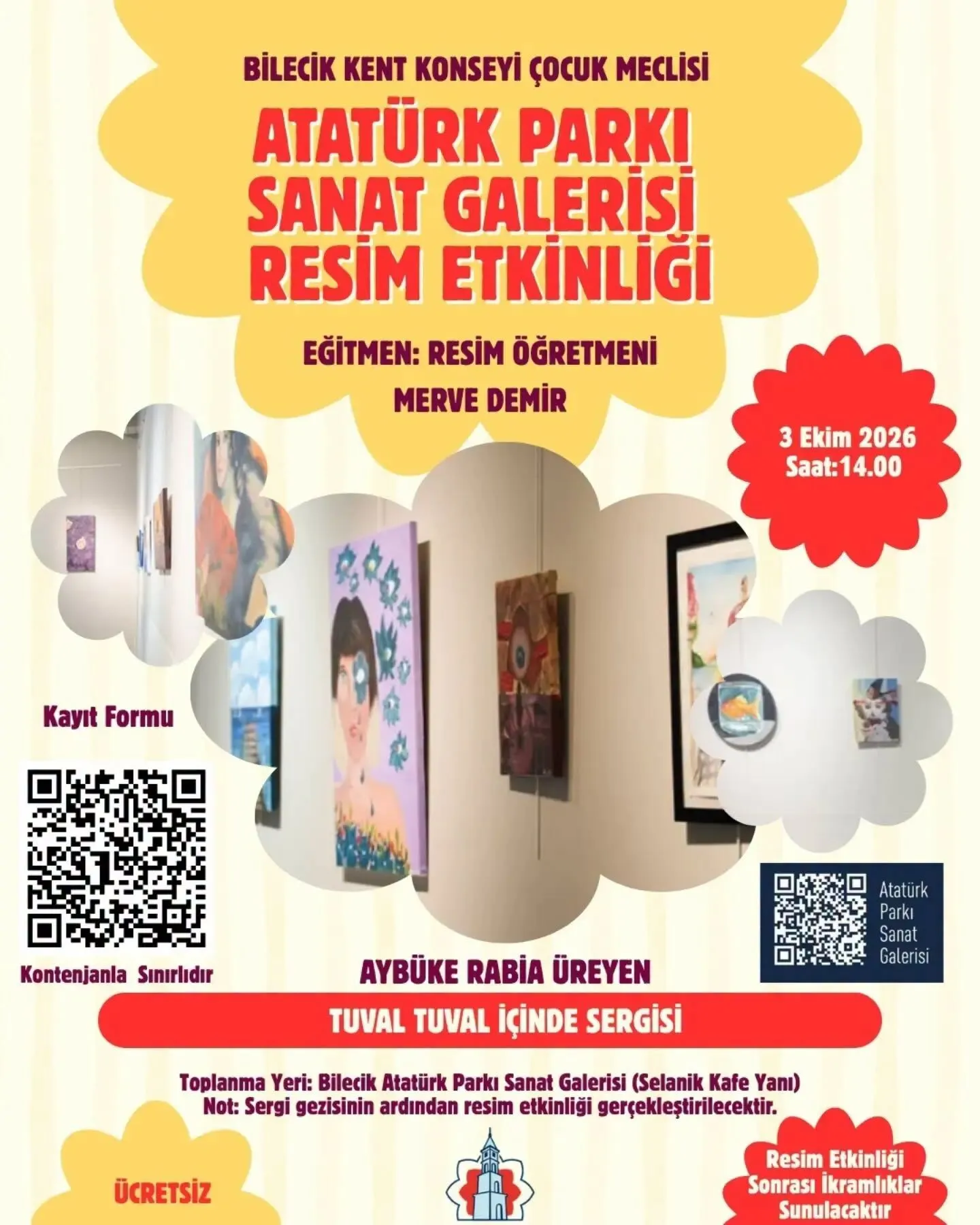 BİLECİK'TE ÇOCUKLAR SANATLA BULUŞACAK