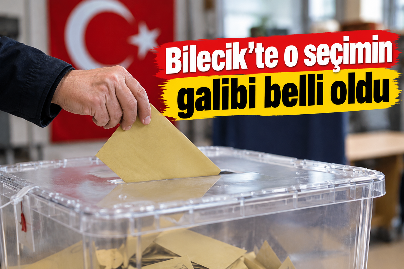 Bilecik'te o seçimin galibi belli oldu