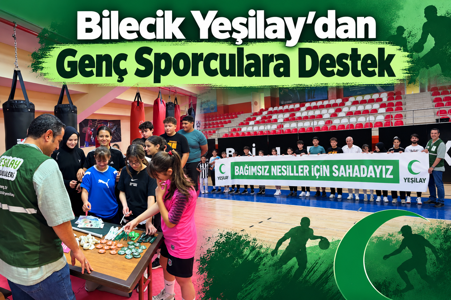 Bilecik Yeşilay’dan Genç Sporculara Destek