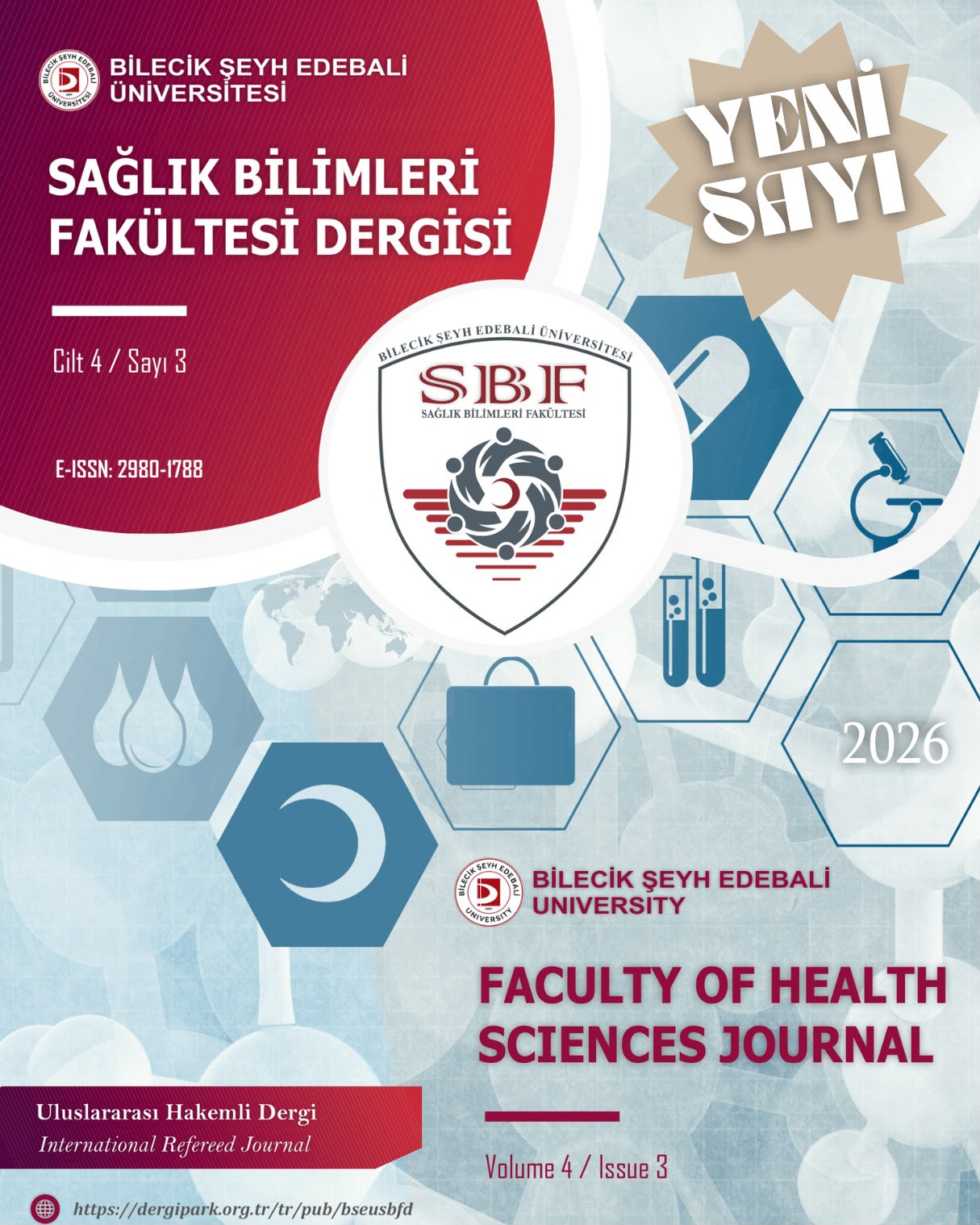 BŞEÜ Sağlık Bilimleri Dergisi Yeni Sayısı Yayımlandı