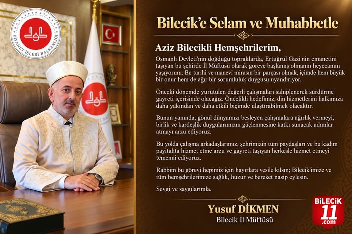 Müftü Dikmen Göreve Başladı