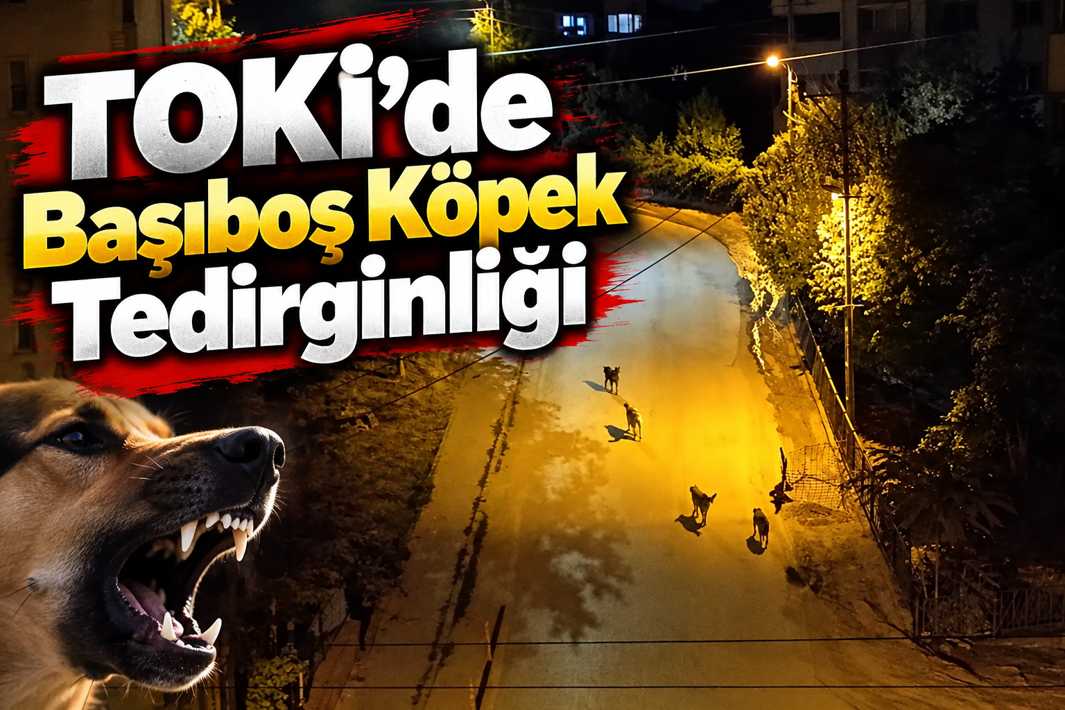 TOKİ’de Başıboş Köpek Tedirginliği