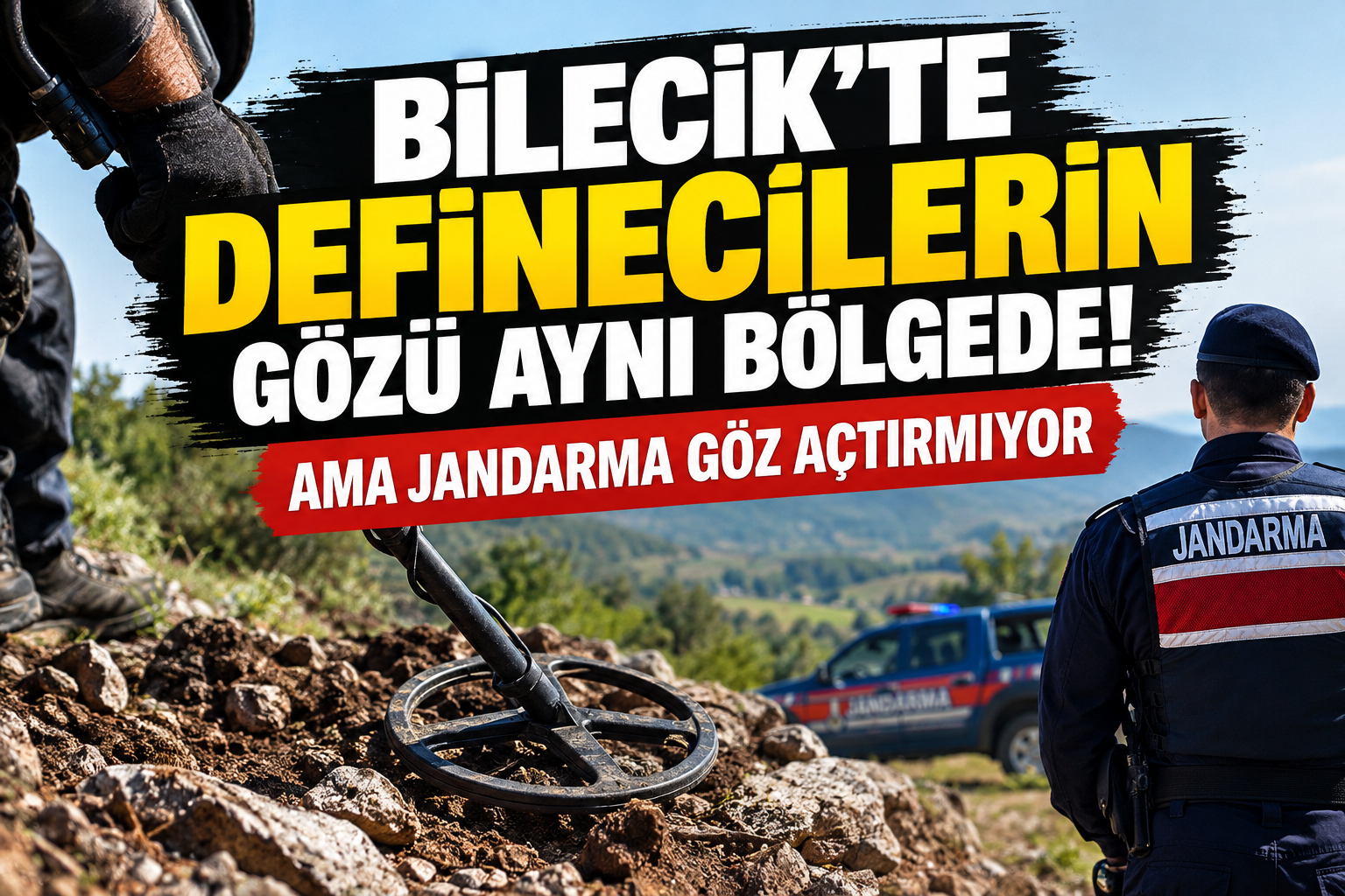 BİLECİKTE DEFİNECİLERİN GÖZÜ AYNI BÖLGEDE!-134617