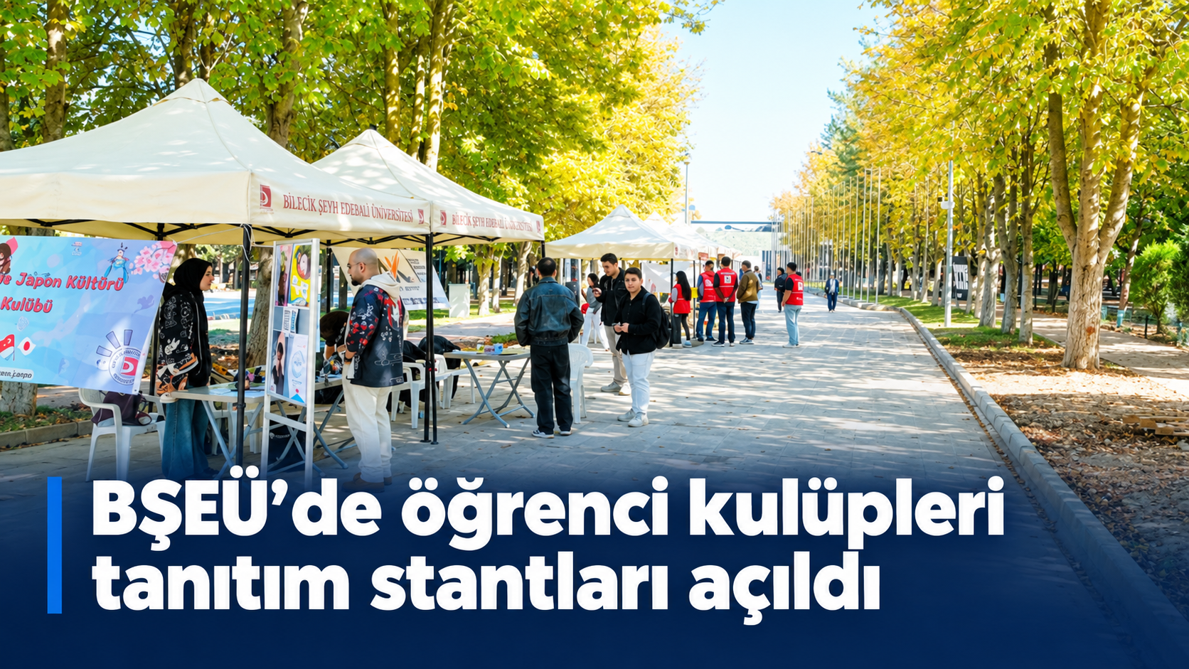 BŞEÜ’de öğrenci kulüpleri tanıtım stantları açıldı