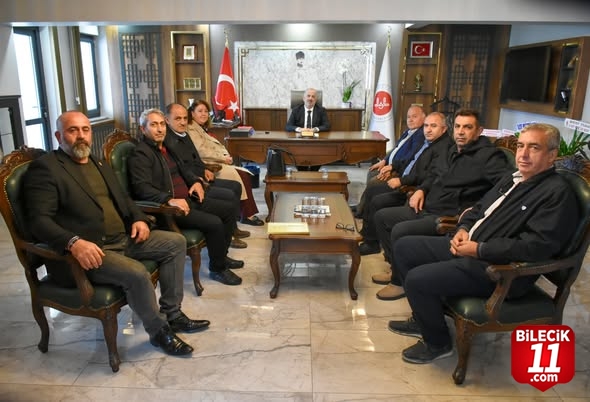 Muhtarlar Derneği'nden Müftü Dikmen’e Ziyaret