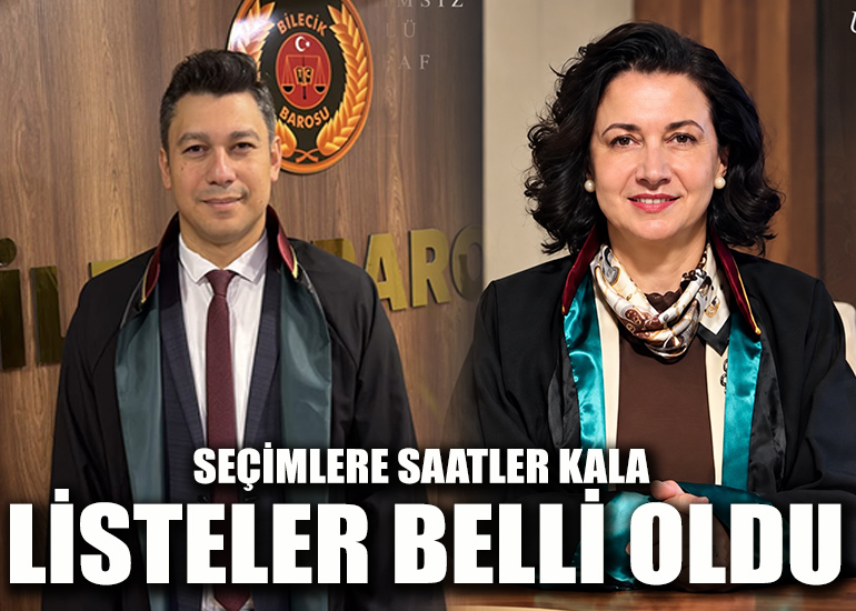 Seçimlere saatler kala listeler belli oldu